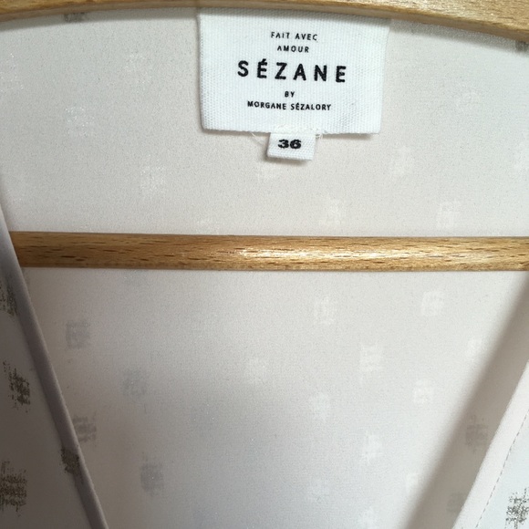 Sezane pale pink blouse - Picture 3 of 6